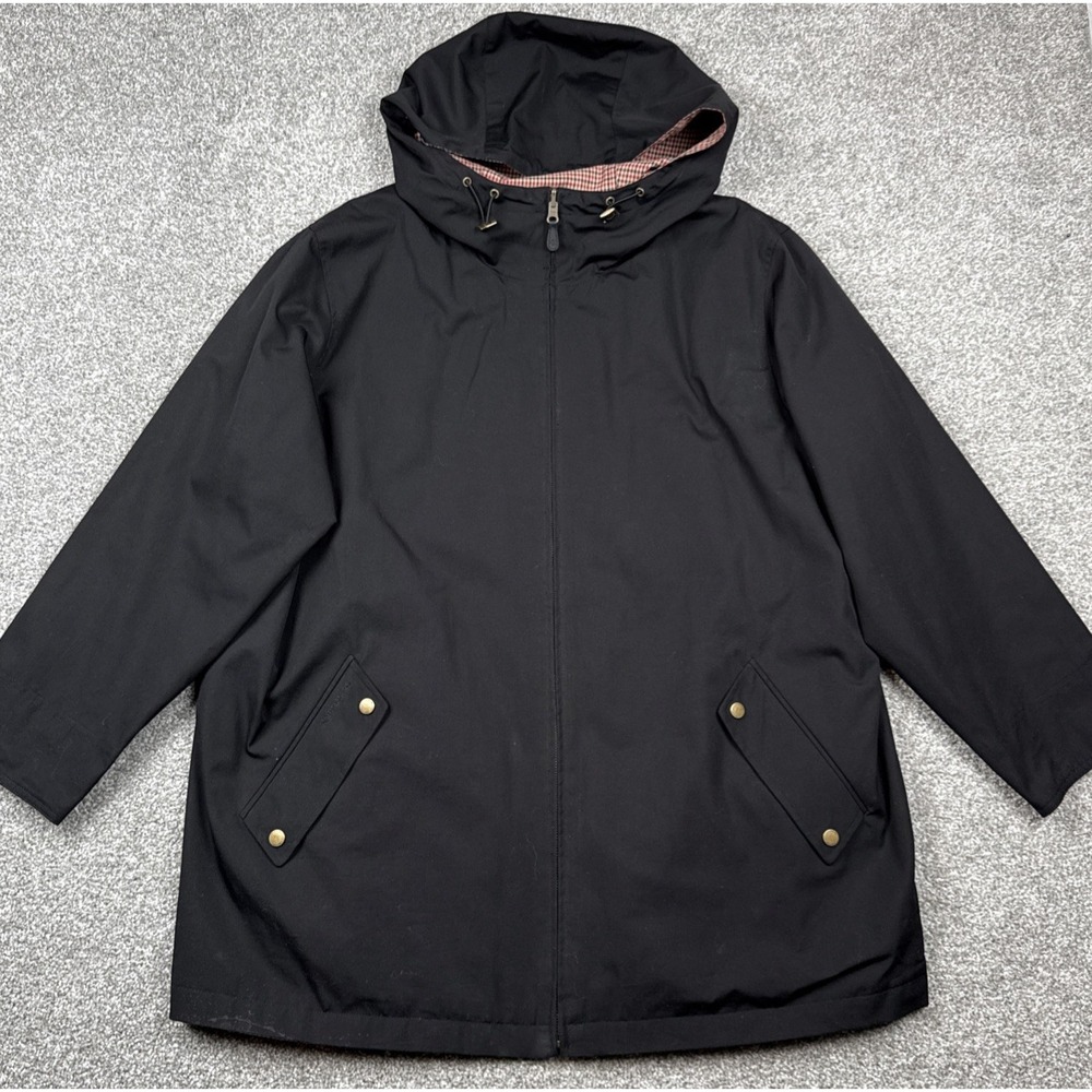 Lauren Ralph Lauren Jacket Women's 2X Reversible Hooded Windbreaker